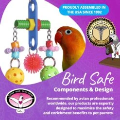 Super Bird Creations Tug 'O War Bird Toy -Sunny Decor Shop 865110 PT7. AC SS1800 V1687881324