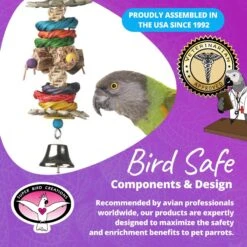 Super Bird Creations Jungle Stick Bird Toy 16 Super Bird Creations Jungle Stick Bird Toy -Sunny Decor Shop 865126 PT7. AC SS1800 V1687890668