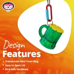 Super Bird Creations Mug Forager Bird Toy -Sunny Decor Shop 865190 PT8. AC SS1800 V1687890147