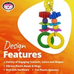 Super Bird Creations Tug-a-Lug Bird Toy -Sunny Decor Shop 865238 PT8. AC SS1800 V1687891478