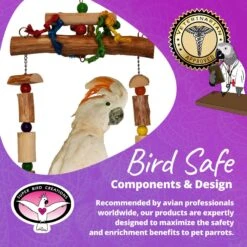 Super Bird Creations Mega Swing Bird Toy -Sunny Decor Shop 865318 PT7. AC SS1800 V1687883692