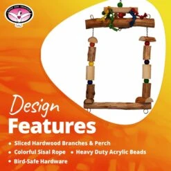 Super Bird Creations Mega Swing Bird Toy -Sunny Decor Shop 865318 PT8. AC SS1800 V1687883209