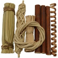 Super Bird Creations Natural Crunchies Bird Toy, 8 Count -Sunny Decor Shop 865430 PT1. AC SS1800 V1687880236