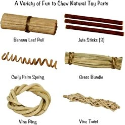 Super Bird Creations Natural Crunchies Bird Toy, 8 Count -Sunny Decor Shop 865430 PT2. AC SS1800 V1687887274