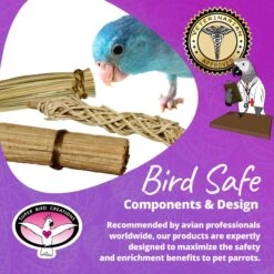 Super Bird Creations Natural Crunchies Bird Toy, 8 Count -Sunny Decor Shop 865430 PT7. AC SS1800 V1687891754