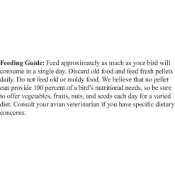 TOP's Parrot Food Organic Small Pellets Bird Food -Sunny Decor Shop 866398 PT4. AC SS1800 V1685525159