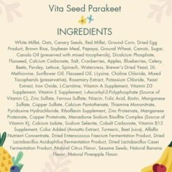 Higgins Vita Seed Parakeet Bird Food, 2.5-lb Bag -Sunny Decor Shop 870446 PT2. AC SS1800 V1687376525