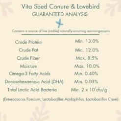 Higgins Vita Seed Conure & Lovebird Bird Food, 2.5-lb Bag 10 Higgins Vita Seed Conure & Lovebird Bird Food, 2.5-lb Bag -Sunny Decor Shop 870478 PT3. AC SS1800 V1687376462