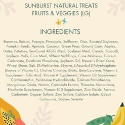 Higgins Sunburst Gourmet Fruits & Veggies Bird Treats, 5-oz Bag -Sunny Decor Shop 870510 PT2. AC SS1800 V1687376109