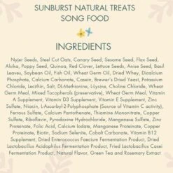 Higgins Sunburst Gourmet Song Food Bird Treats, 3-oz Bag -Sunny Decor Shop 870558 PT2. AC SS1800 V1687376229