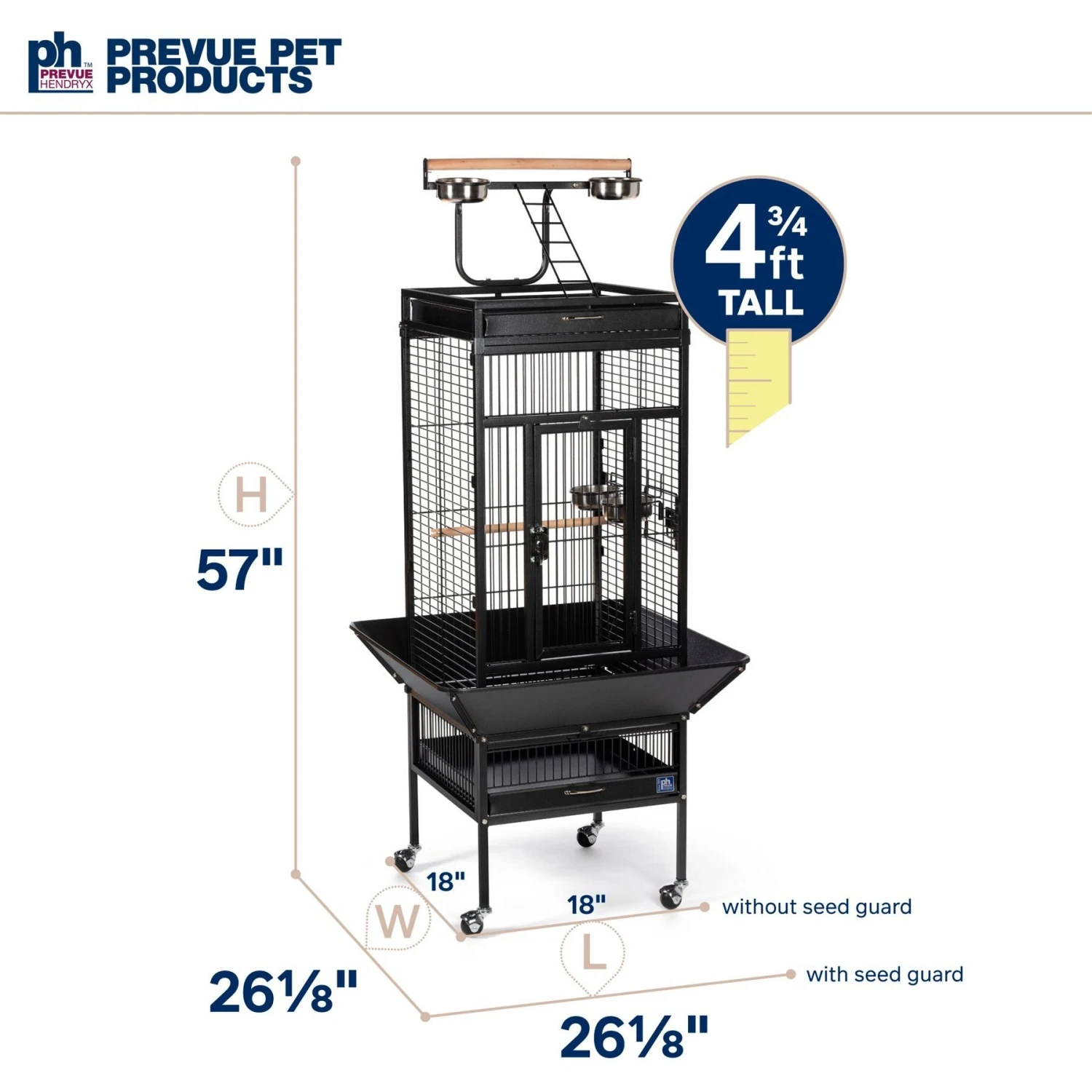 Prevue Pet Products Small Select Parrot Cage 8 Prevue Pet Products Small Select Parrot Cage - Image 6