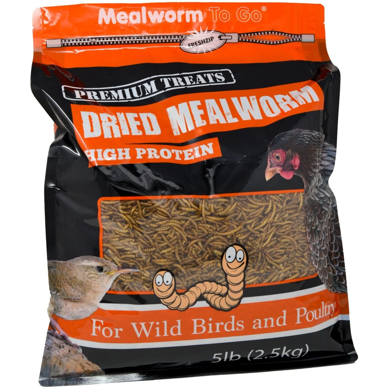 Mealworm To Go Ziplock Bag Bird Treats, 5-lb Bag 3 Mealworm To Go Ziplock Bag Bird Treats, 5-lb Bag