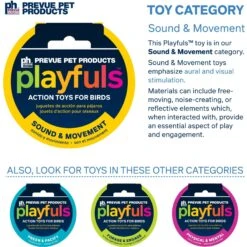 Prevue Pet Products Playfuls Miami Frost Bird Toy, Multicolor -Sunny Decor Shop 905622 PT4. AC SS1800 V1689369476