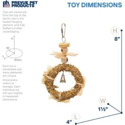 Prevue Pet Products Naturals Crown Bird Toy -Sunny Decor Shop 905702 PT1. AC SS1800 V1689360762