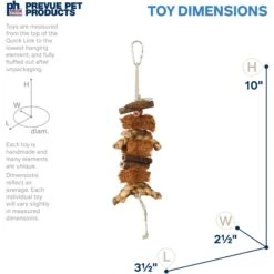 Prevue Pet Products Naturals Coco Rope Mini Bird Toy, Natural -Sunny Decor Shop 905734 PT1. AC SS1800 V1689365252