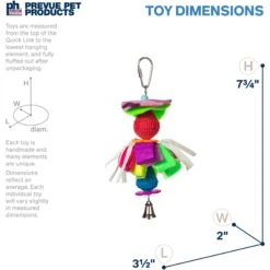 Prevue Pet Products Playfuls Fancy Dance Bird Toy, Multicolor -Sunny Decor Shop 905782 PT1. AC SS1800 V1689368035