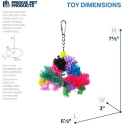 Prevue Pet Products Playfuls Over The Rainbow Bird Toy, Multicolor -Sunny Decor Shop 905830 PT1. AC SS1800 V1689363660