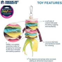Prevue Pet Products Playfuls Fairy Queen Bird Toy, Multicolor -Sunny Decor Shop 905926 PT2. AC SS1800 V1689364525