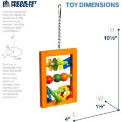 Prevue Pet Products Playfuls Abacus Bird Toy, Multicolor 10 Prevue Pet Products Playfuls Abacus Bird Toy, Multicolor -Sunny Decor Shop 905974 PT1. AC SS1800 V1689366314