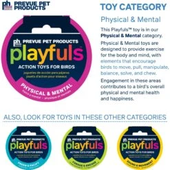 Prevue Pet Products Playfuls Chow Bird Toy, Multicolor -Sunny Decor Shop 906022 PT4. AC SS1800 V1689369853