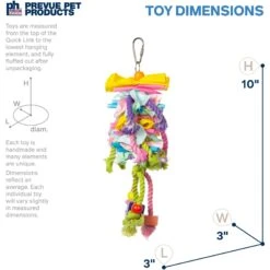 Prevue Pet Products Playfuls Short Stack Bird Toy, Multicolor 10 Prevue Pet Products Playfuls Short Stack Bird Toy, Multicolor -Sunny Decor Shop 906038 PT1. AC SS1800 V1689364537