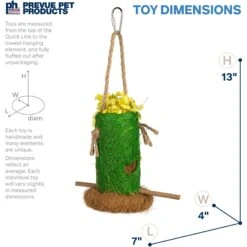 Prevue Pet Products Playfuls Shreddable Shack Bird Toy, Multicolor -Sunny Decor Shop 906086 PT1. AC SS1800 V1689367352