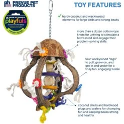Prevue Pet Products Playfuls Jellyfish Bird Toy, Multicolor -Sunny Decor Shop 906102 PT2. AC SS1800 V1689368042