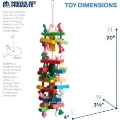 Prevue Pet Products Playfuls Tower Bird Toy, Multicolor -Sunny Decor Shop 906230 PT1. AC SS1800 V1689364483