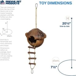Prevue Pet Products Naturals Island Hideaway Bird Toy, Natural 10 Prevue Pet Products Naturals Island Hideaway Bird Toy, Natural -Sunny Decor Shop 906246 PT1. AC SS1800 V1689366801