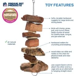 Prevue Pet Products Naturals Munch N Crunch Bird Toy, Natural -Sunny Decor Shop 906294 PT2. AC SS1800 V1689365256