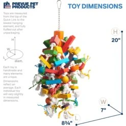 Prevue Pet Products Playfuls Wizard Bird Toy, Multicolor 10 Prevue Pet Products Playfuls Wizard Bird Toy, Multicolor -Sunny Decor Shop 906310 PT1. AC SS1800 V1689366264