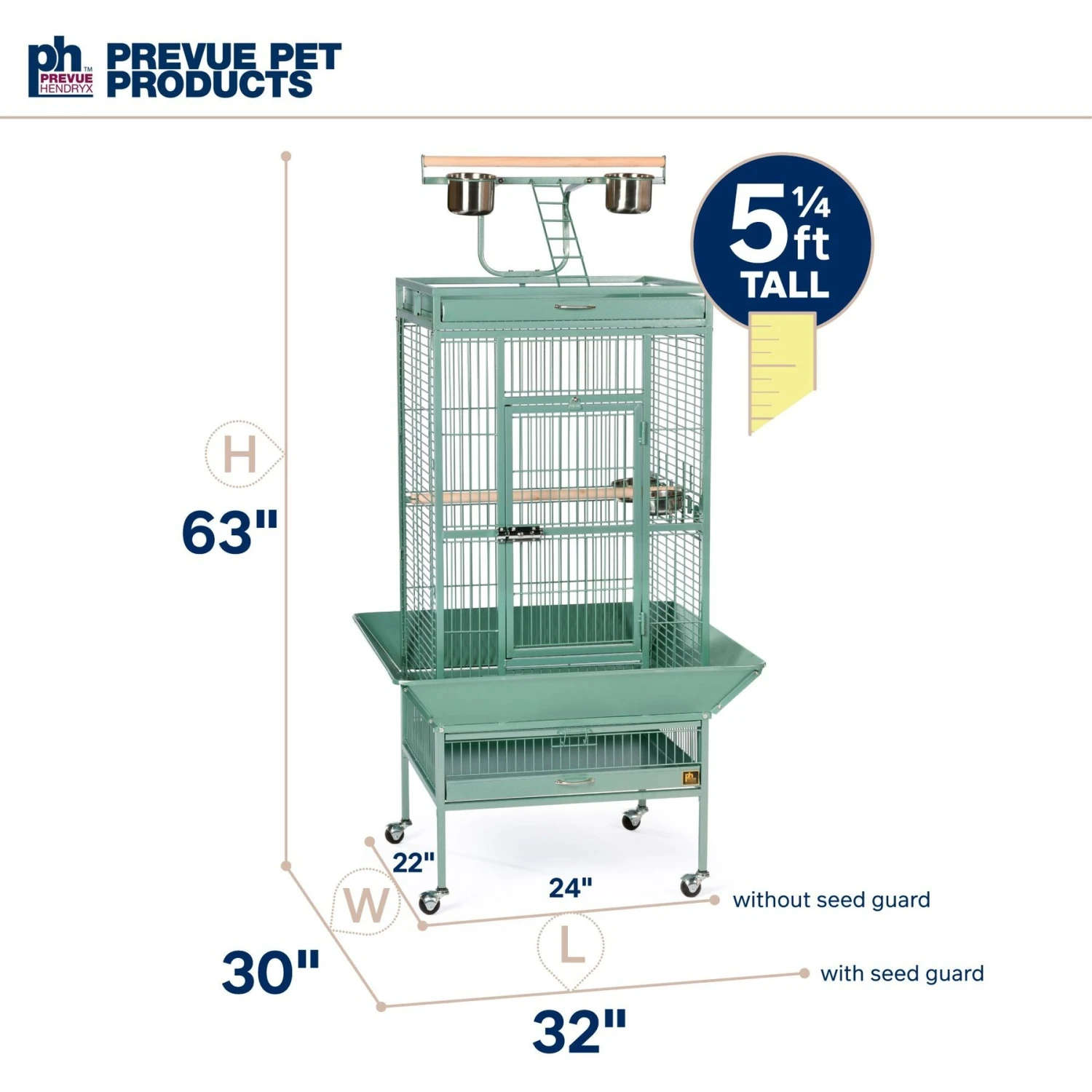 Prevue Pet Products Medium Select Bird Cage 9 Prevue Pet Products Medium Select Bird Cage - Image 7