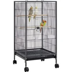 Yaheetech Iron Small Bird Cage, Black, 40-in 11 Yaheetech Iron Small Bird Cage, Black, 40-in -Sunny Decor Shop 944502 PT1. AC SS1800 V1693252177