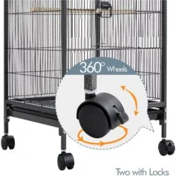 Yaheetech Iron Small Bird Cage, Black, 40-in 16 Yaheetech Iron Small Bird Cage, Black, 40-in -Sunny Decor Shop 944502 PT6. AC SS1800 V1693252177