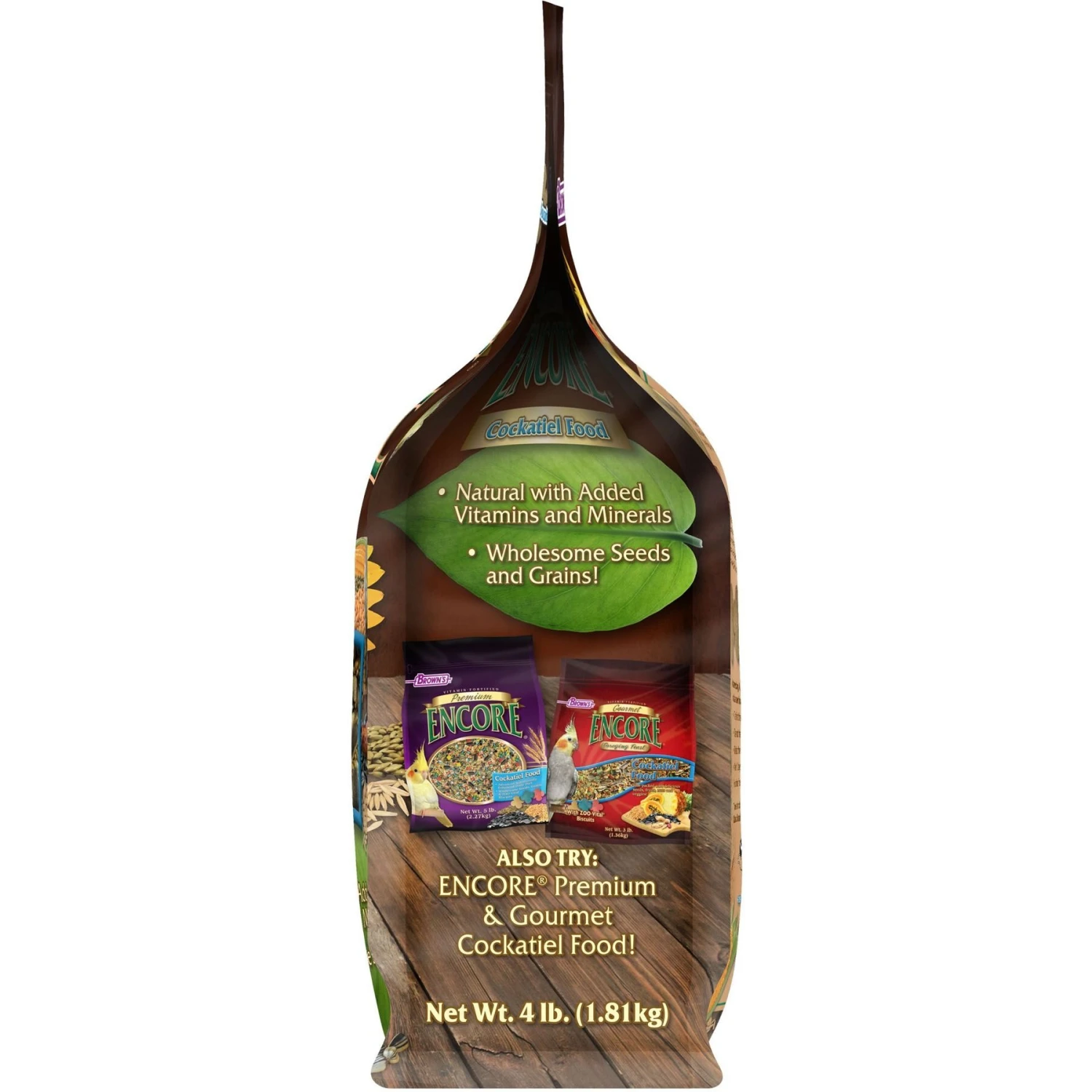 Brown's Encore Classic Natural Cockatiel Food 5 Brown's Encore Classic Natural Cockatiel Food - Image 3