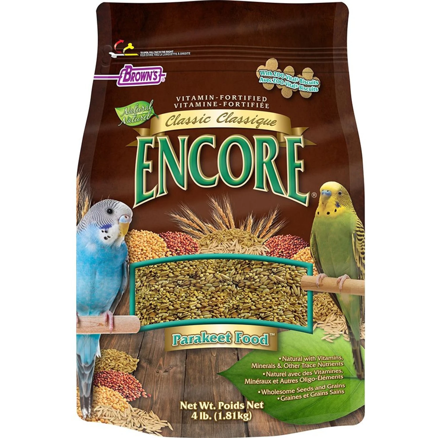 Brown's Encore Classic Natural Parakeet Food 3 Brown's Encore Classic Natural Parakeet Food