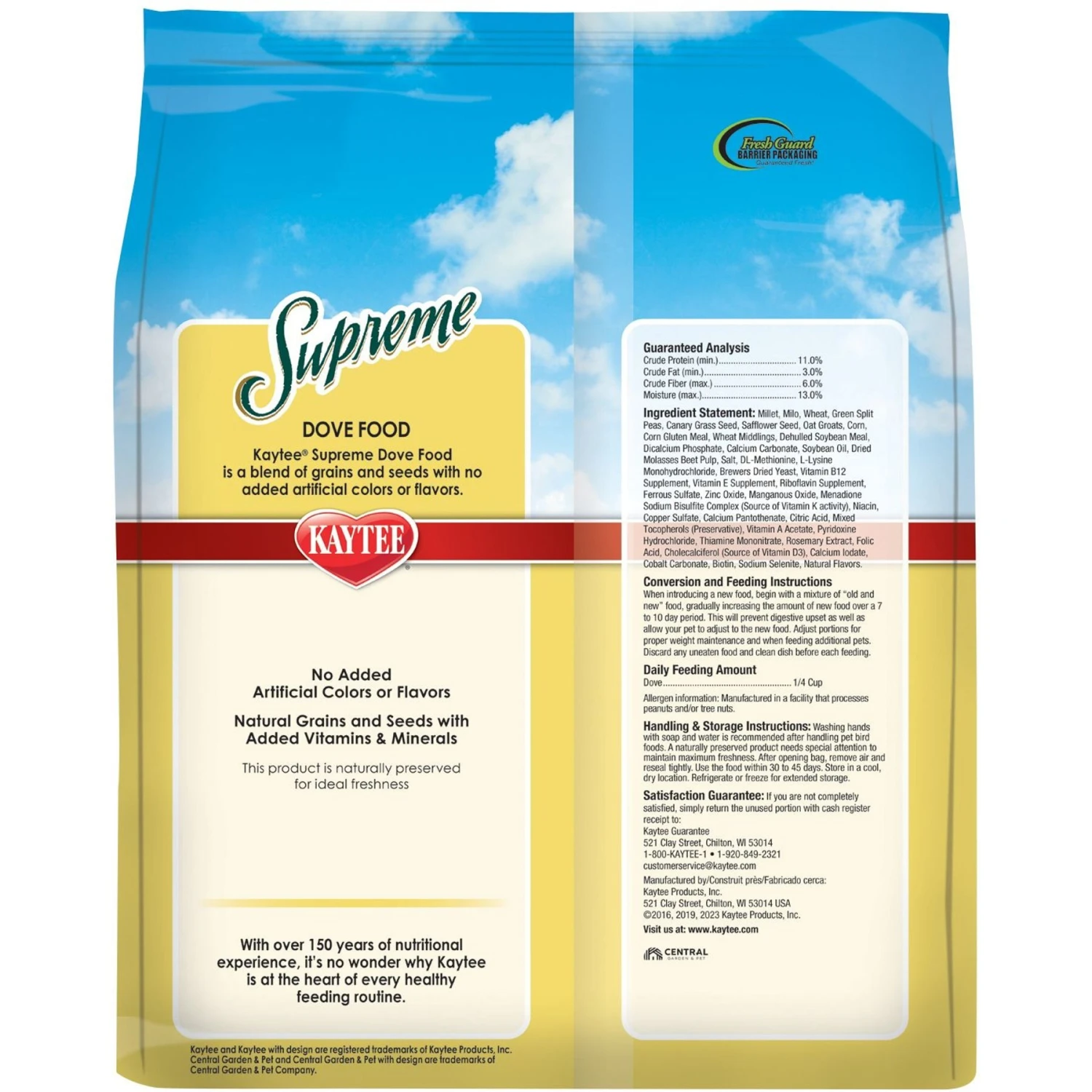 Kaytee Supreme Dove Food 4 Kaytee Supreme Dove Food - Image 2