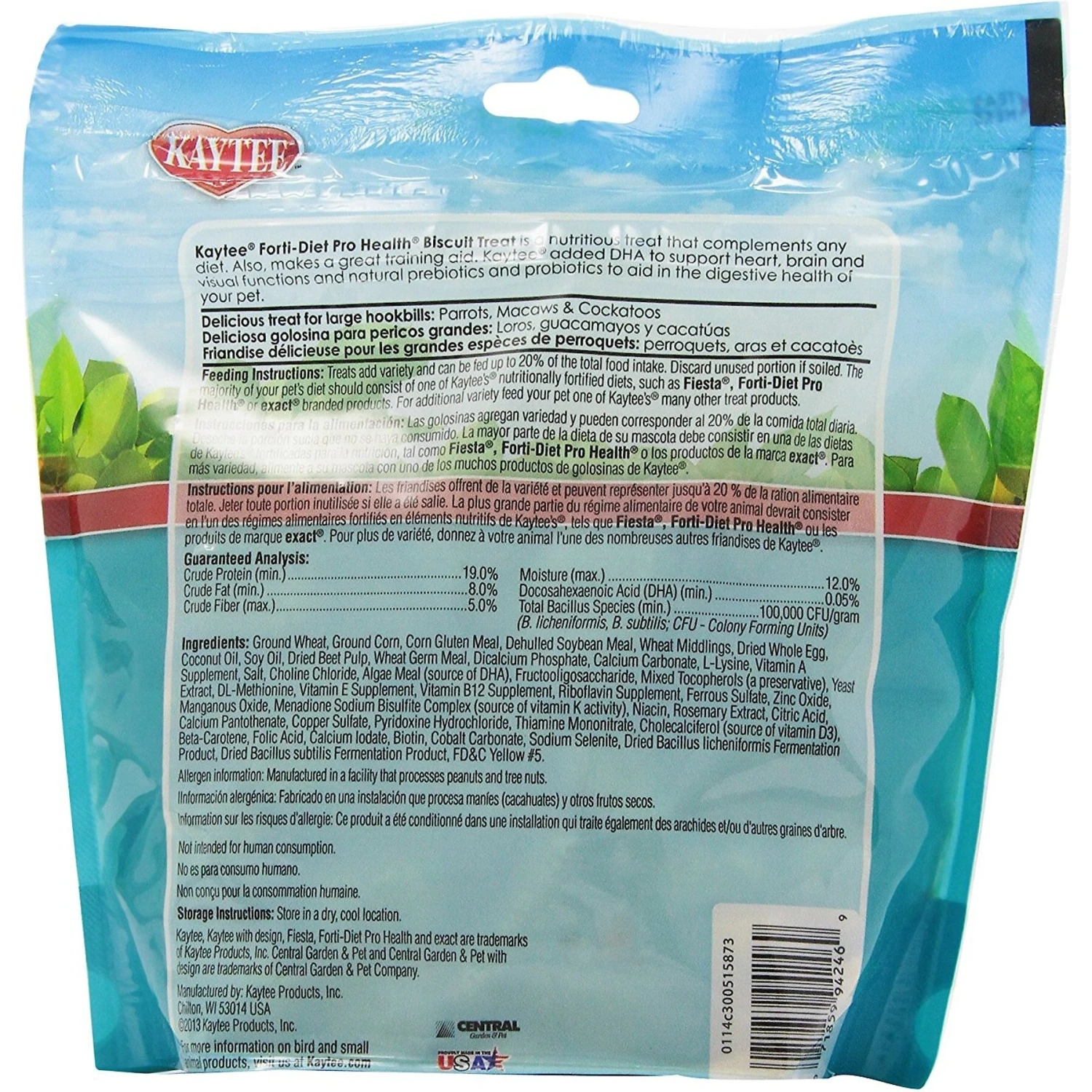 Kaytee Parrot Biscuit Bird Treat 4 Kaytee Parrot Biscuit Bird Treat - Image 2