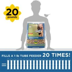 Audubon Park Midwest Blend Wild Bird Food, 20-lb Bag -Sunny Decor Shop 954398 PT4. AC SS1800 V1699460149