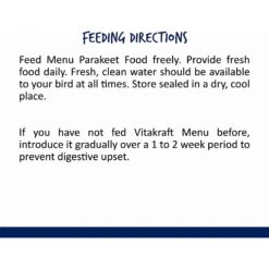 Vitakraft Menu Premium Vitamin-Fortified Parakeet Food, 2.5-lb Bag -Sunny Decor Shop 96198 PT5. AC SS1800 V1598655053