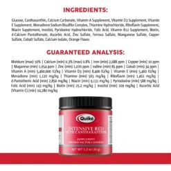 Quiko Intensive Red Color Intensifier Red Factor Canary Supplement -Sunny Decor Shop 96247 PT8. AC SS1800 V1666652953