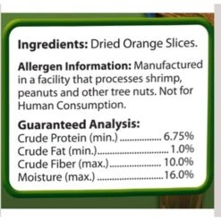 Brown's Tropical Carnival Natural Orange Slices Bird Treats -Sunny Decor Shop 97116 PT2. AC SS1800 V1673988693