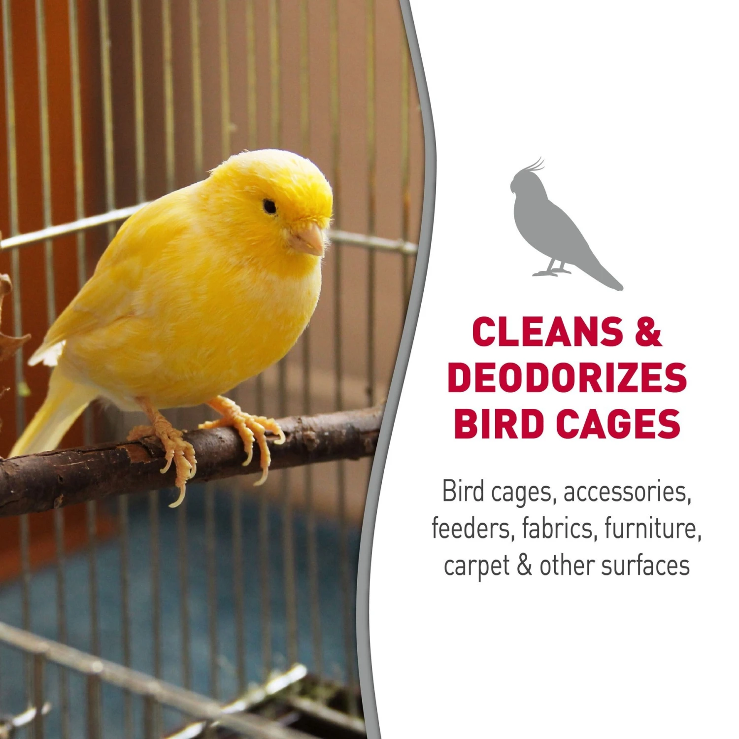 Nature's Miracle Bird Cage & Surface Cleaner Spray, 24-oz Bottle 7 Nature's Miracle Bird Cage & Surface Cleaner Spray, 24-oz Bottle - Image 5