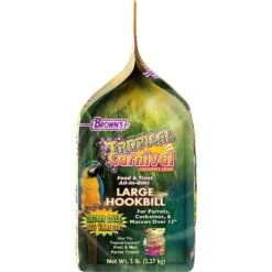Brown's Tropical Carnival Gourmet Large Hookbill Food -Sunny Decor Shop 97421 PT2. AC SS1800 V1673648247