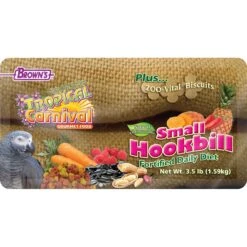 Brown's Tropical Carnival Fortified Daily Diet Natural Small Hookbill Food -Sunny Decor Shop 97576 PT4. AC SS1800 V1673648245