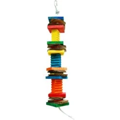 Zoo-Max Groovy Finn Bird Toy, Multicolor