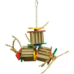 Zoo-Max SHOOPA-SHRED Bird Toy, Multicolor