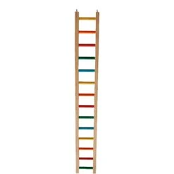 Zoo-Max Hardwood Ladder Bird Toy, Multicolor